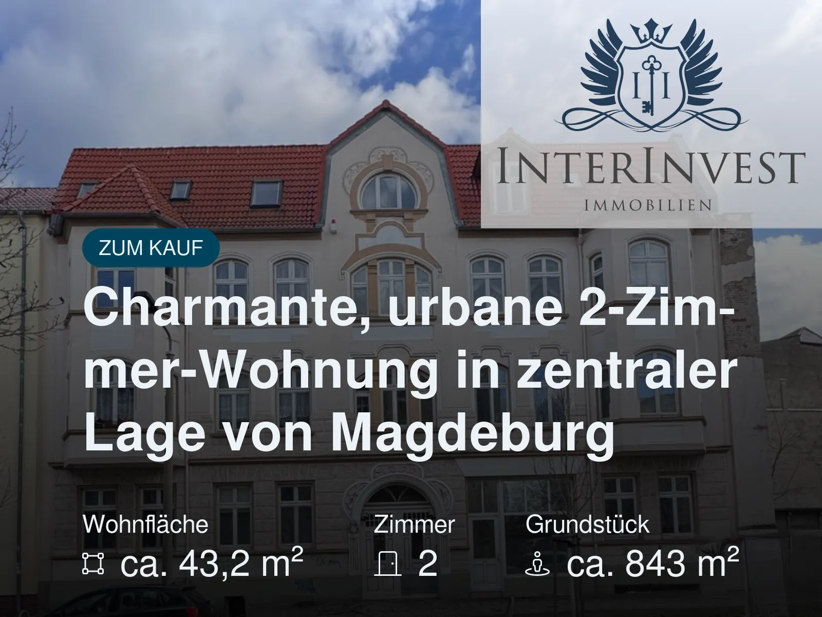 Neu im Angebot: Gepflegte 2-Zimmer-Wohnung mit Einbauküche in ruhigem Bauckauer Hinterhaus