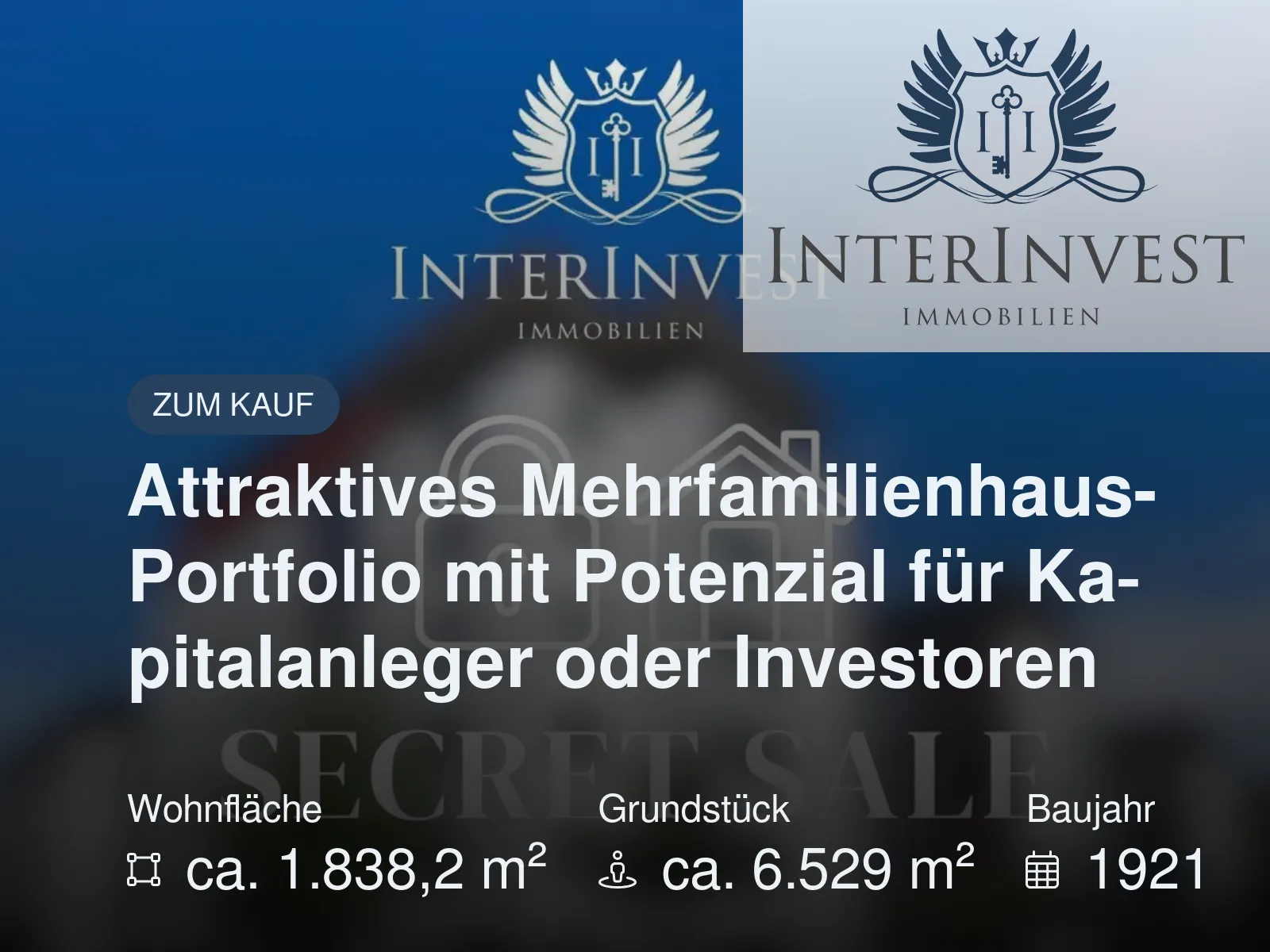 Neu im Angebot: Attraktives Mehrfamilienhaus-Portfolio mit Potenzial für Kapitalanleger oder Investoren