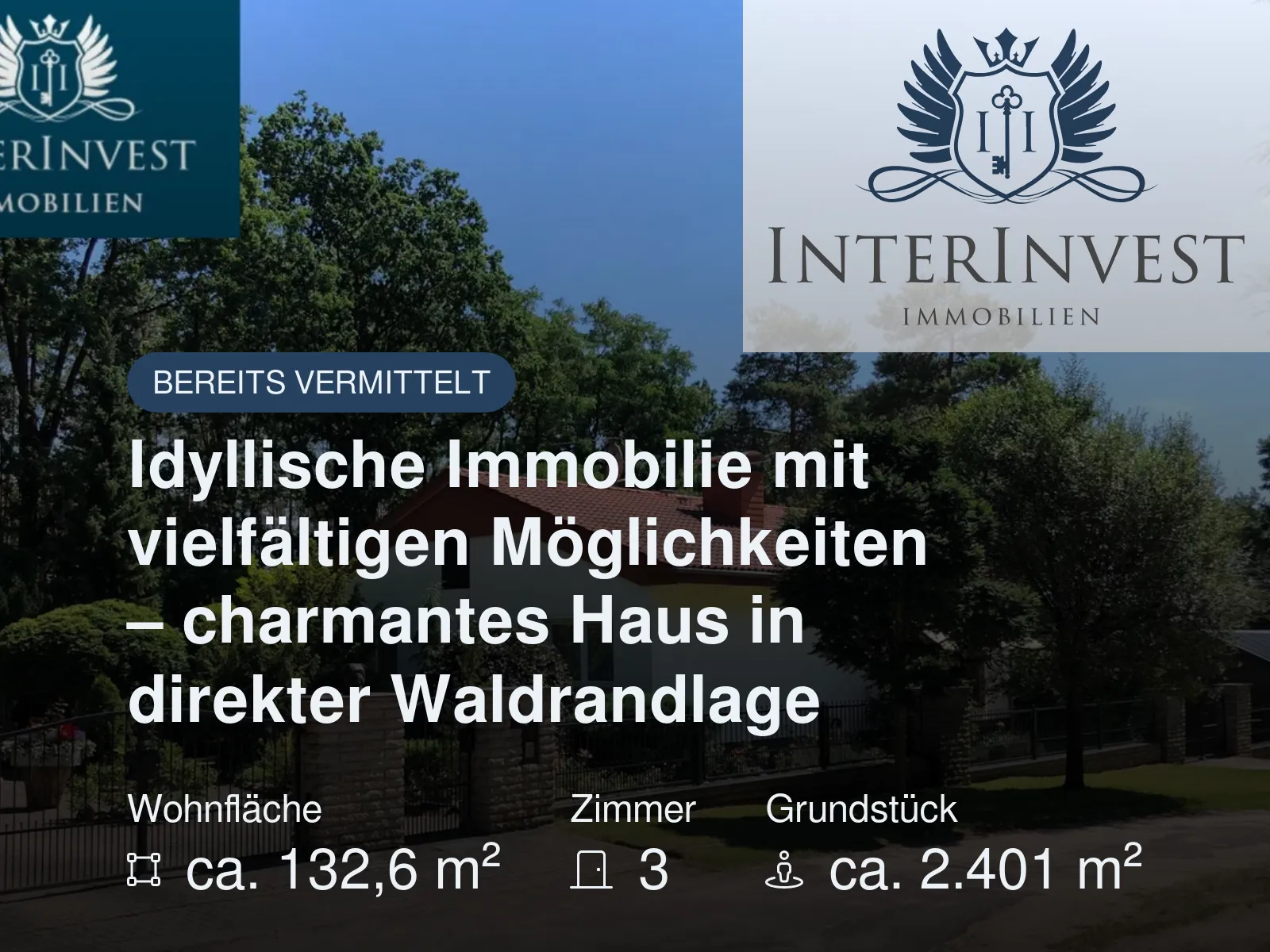 Nicht mehr verfügbar: Idyllische Immobilie mit vielfältigen Möglichkeiten – charmantes Haus in direkter Waldrandlage