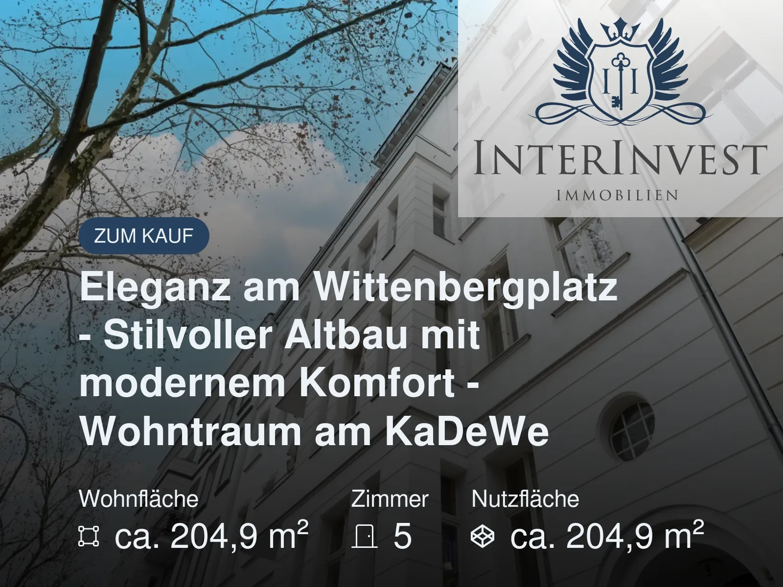 Neu im Angebot: Eleganz am Wittenbergplatz – Stilvoller Altbau mit modernem Komfort – Wohntraum am KaDeWe