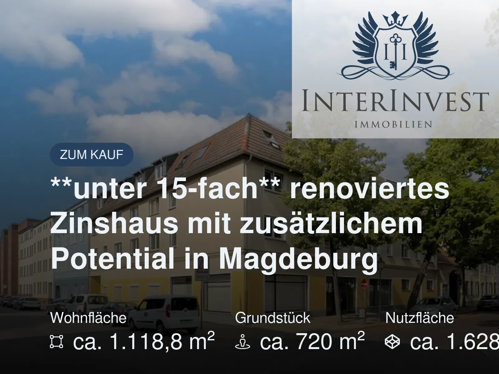 Neu im Angebot: **unter 15-fach** renoviertes Zinshaus mit zusätzlichem Potential in Magdeburg