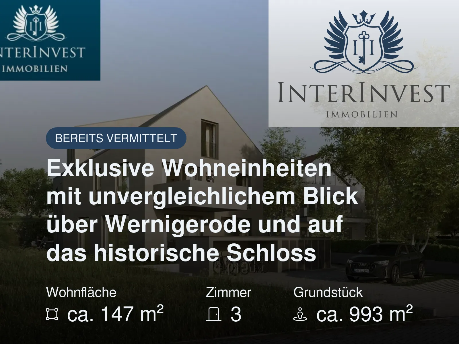Nicht mehr verfügbar: Exklusive Wohneinheiten mit unvergleichlichem Blick über Wernigerode und auf das historische Schloss