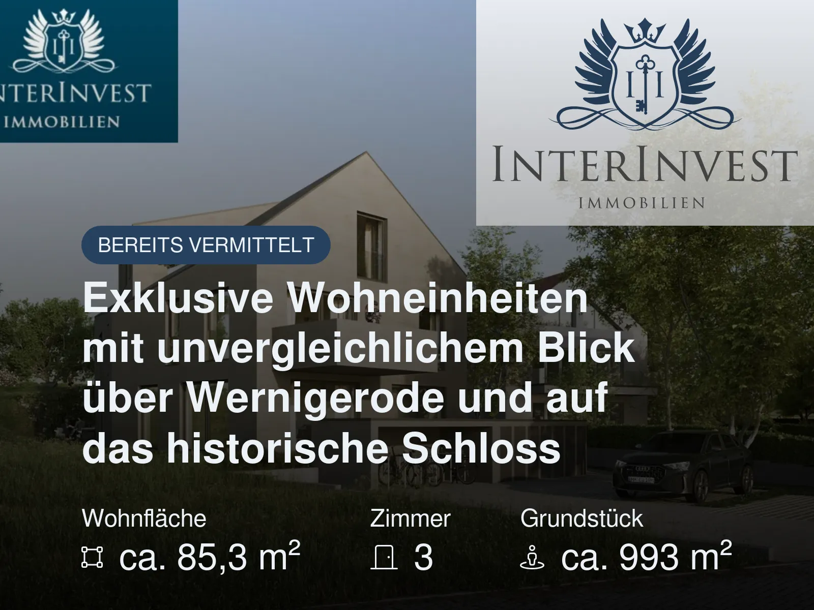 Nicht mehr verfügbar: Exklusive Wohneinheiten mit unvergleichlichem Blick über Wernigerode und auf das historische Schloss