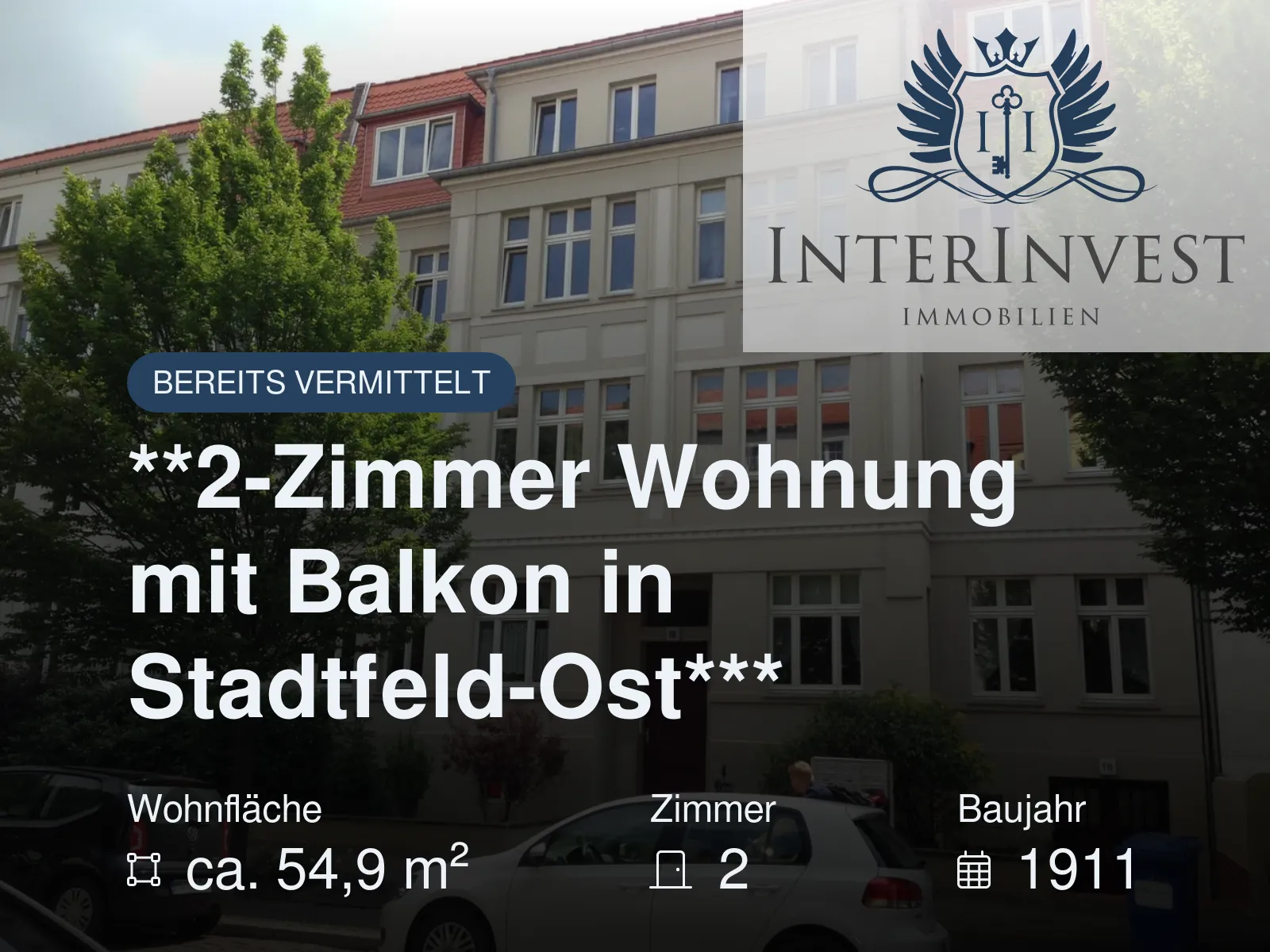 Nicht mehr verfügbar: **2-Zimmer Wohnung mit Balkon in Stadtfeld-Ost***