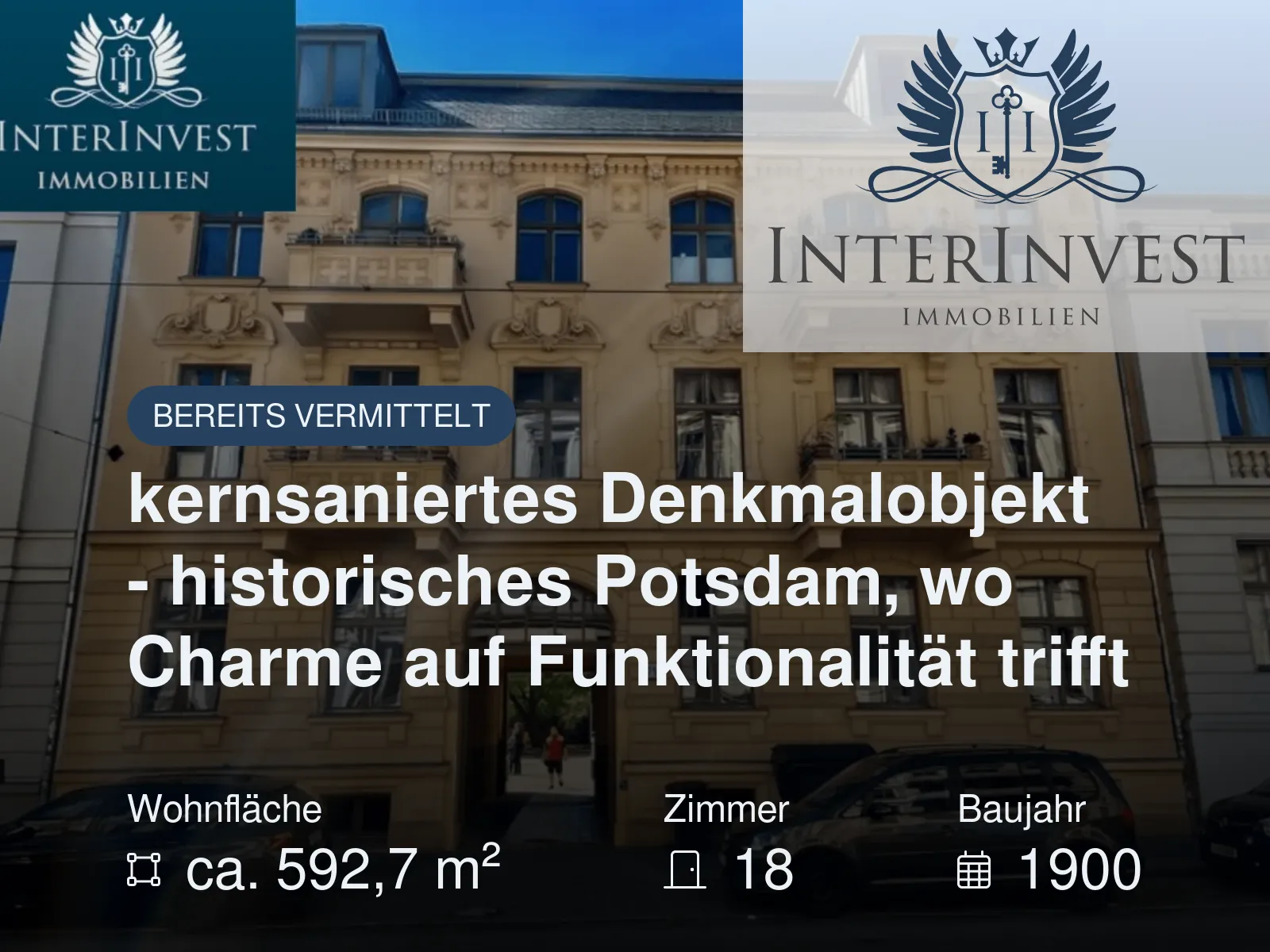 Nicht mehr verfügbar: kernsaniertes Denkmalobjekt – historisches Potsdam, wo Charme auf Funktionalität trifft