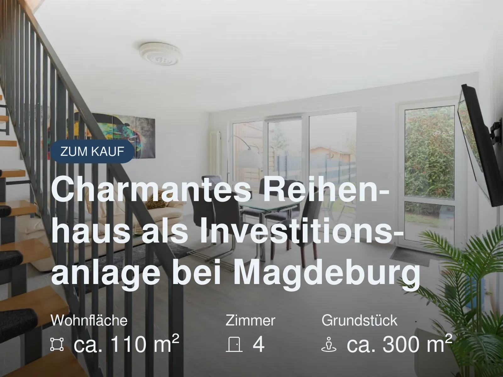 Neu im Angebot: Charmantes Reihenhaus als Investitionsanlage bei Magdeburg