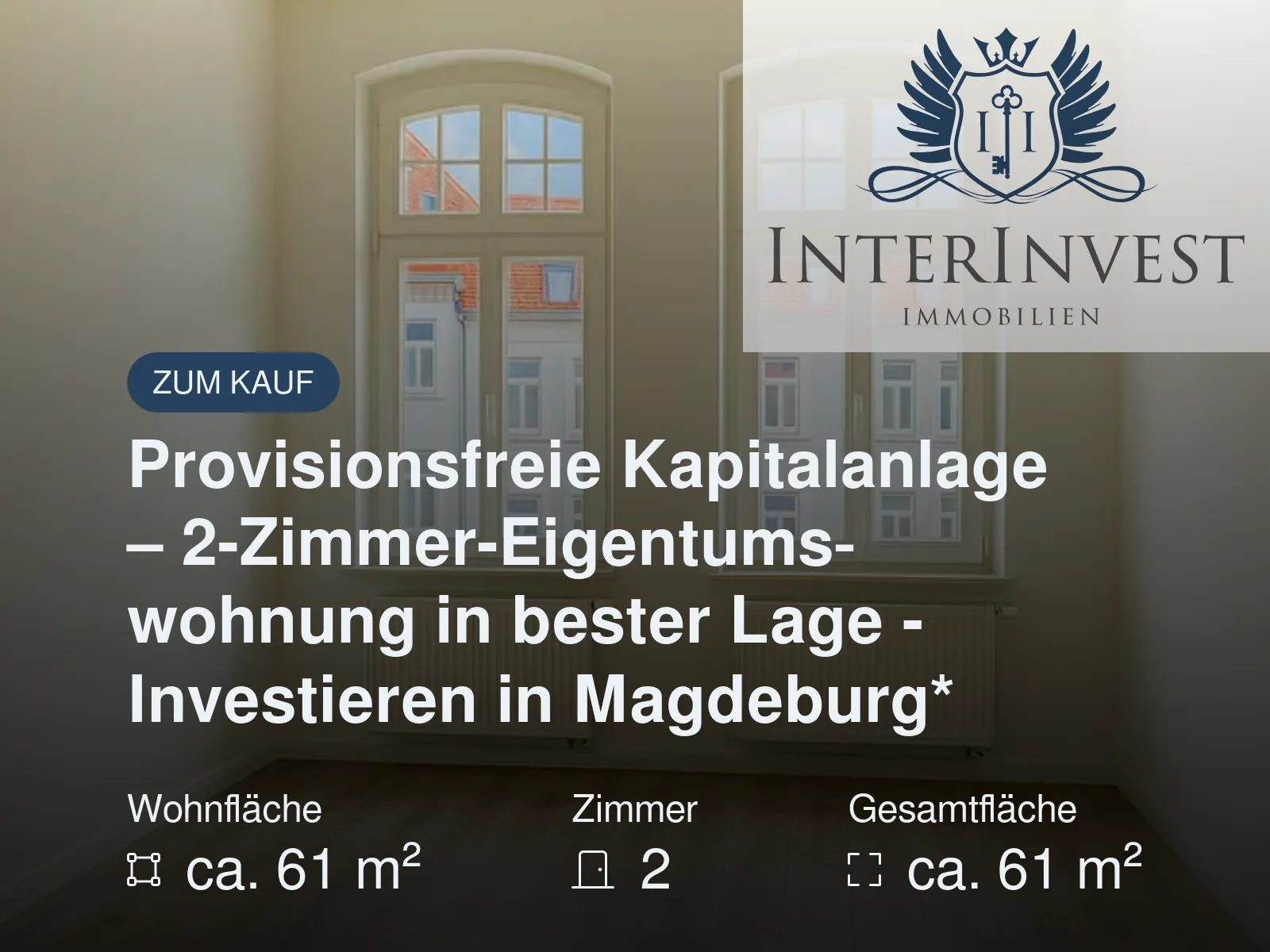 Neu im Angebot: Provisionsfreie Kapitalanlage – 2-Zimmer-Eigentumswohnung in bester Lage – Investieren in Magdeburg*