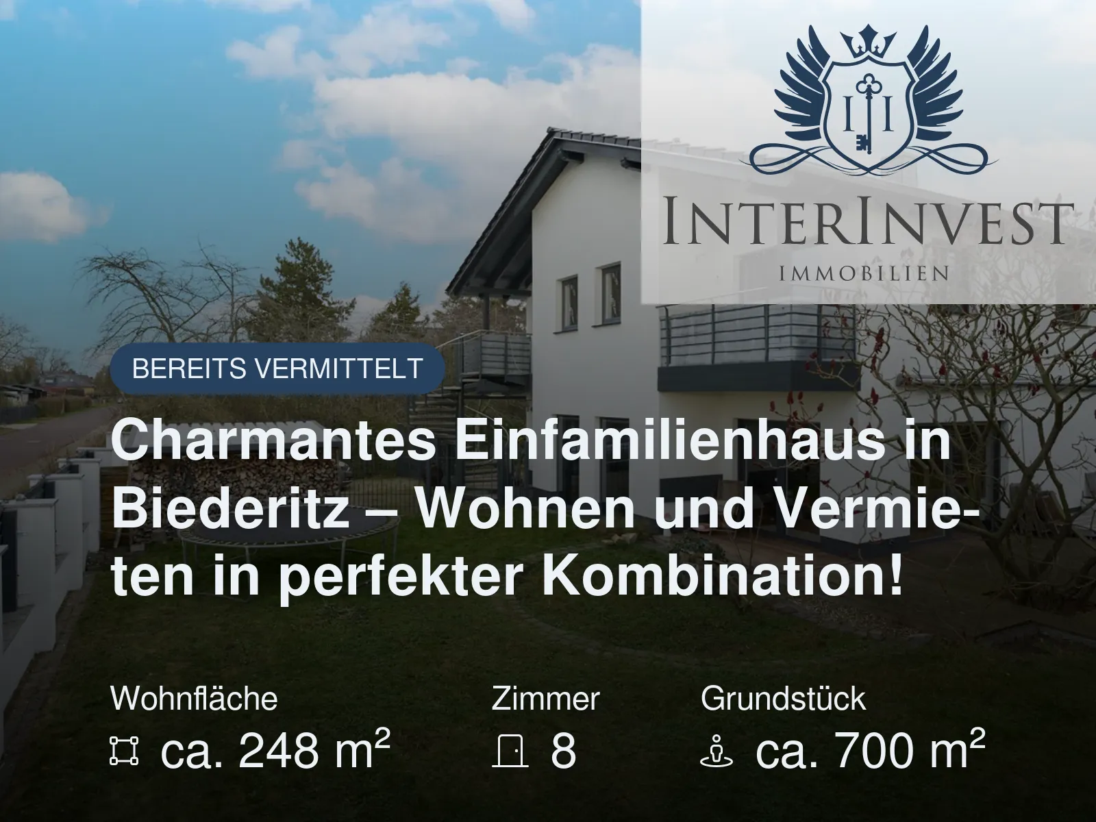 Nicht mehr verfügbar: Charmantes Einfamilienhaus in Biederitz – Wohnen und Vermieten in perfekter Kombination!
