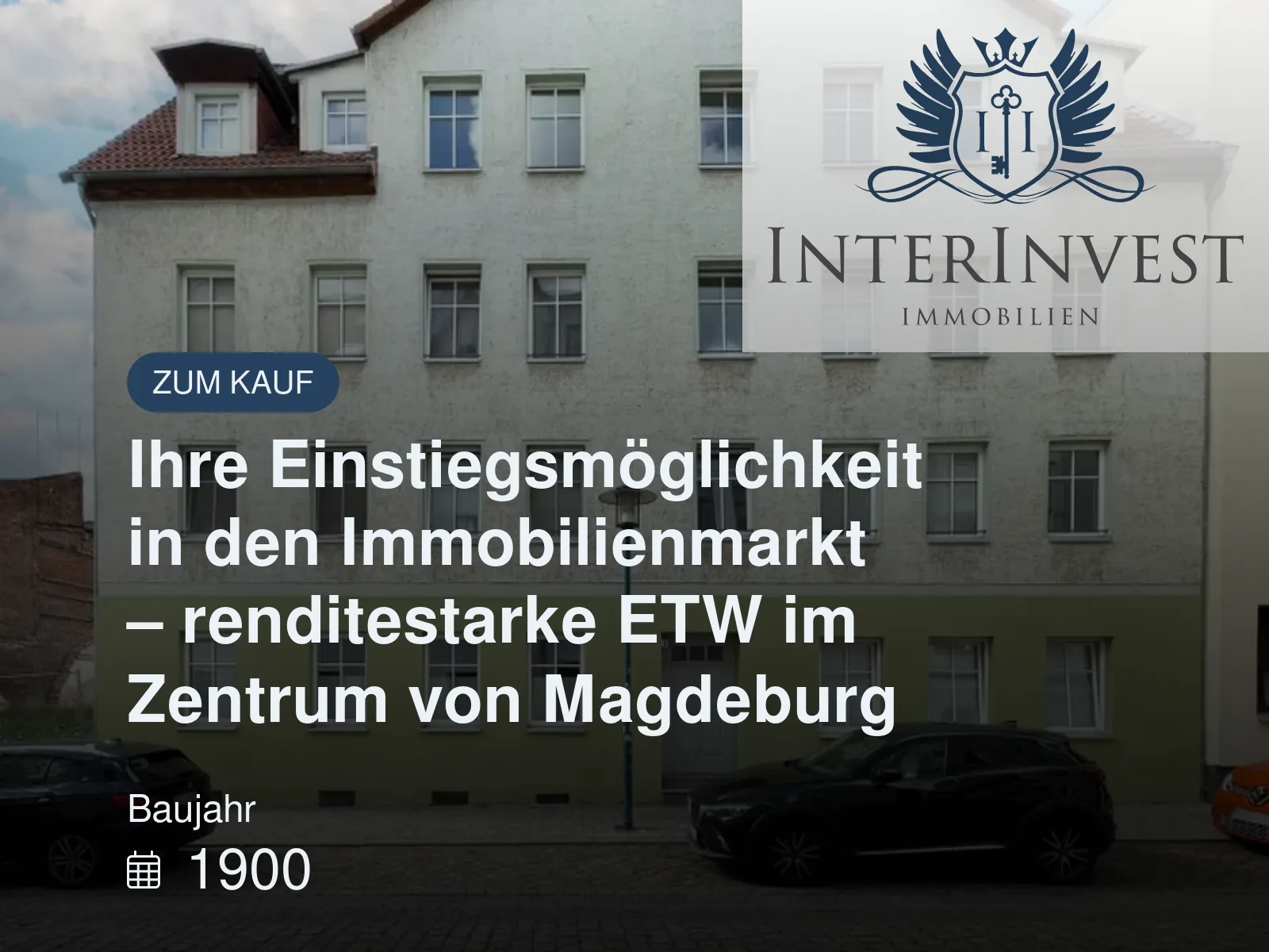Neu im Angebot: Ihre Einstiegsmöglichkeit in den Immobilienmarkt – renditestarke ETW im Zentrum von Magdeburg