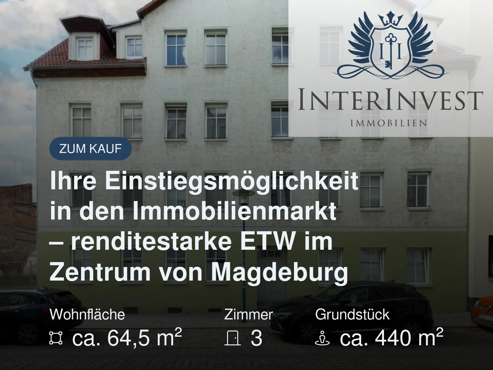 Neu im Angebot: Ihre Einstiegsmöglichkeit in den Immobilienmarkt – renditestarke ETW im Zentrum von Magdeburg