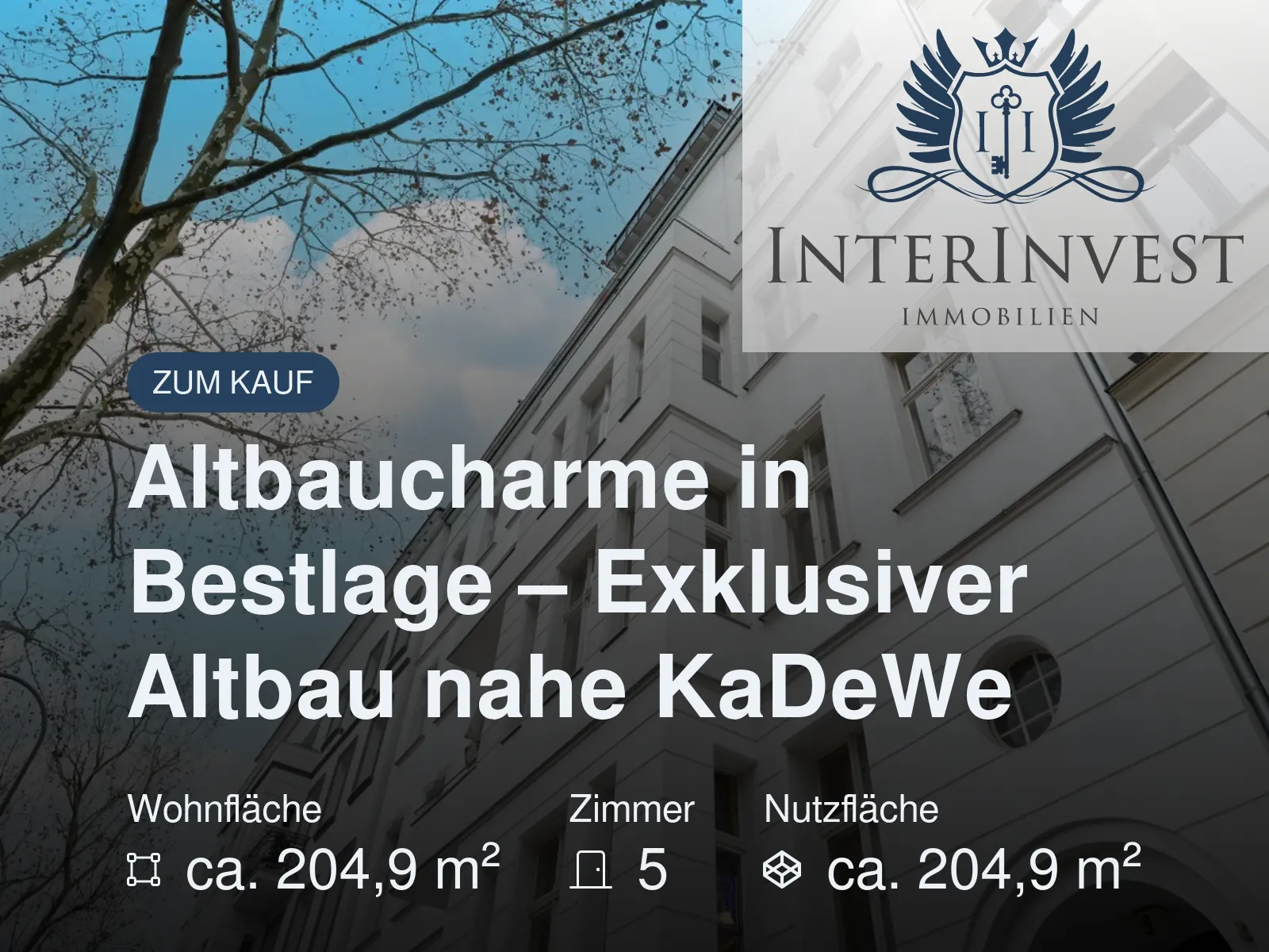 Neu im Angebot: Altbaucharme in Bestlage – Exklusiver Altbau nahe KaDeWe