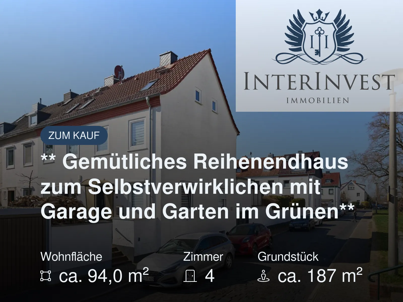 Neu im Angebot: ** Gemütliches Reihenendhaus zum Selbstverwirklichen mit Garage und Garten im Grünen**