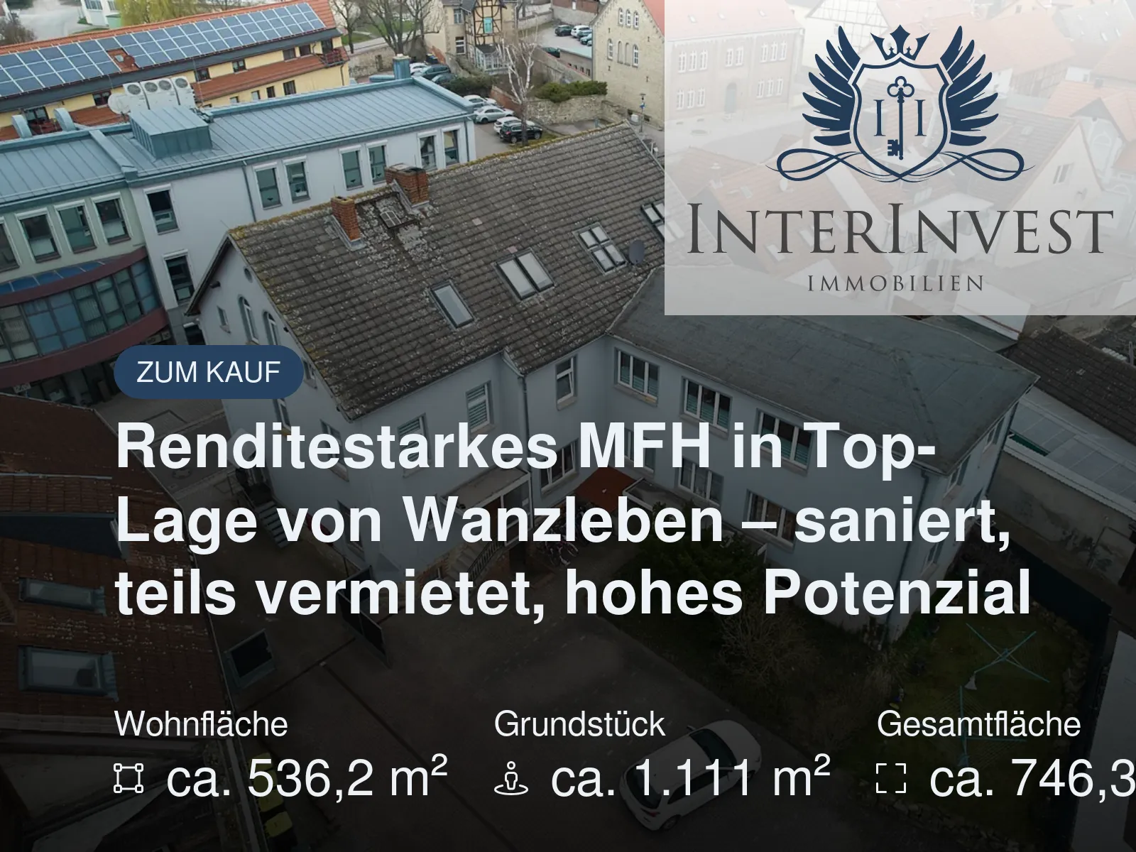 Neu im Angebot: Renditestarkes MFH in Top-Lage von Wanzleben – saniert, teils vermietet, hohes Potenzial