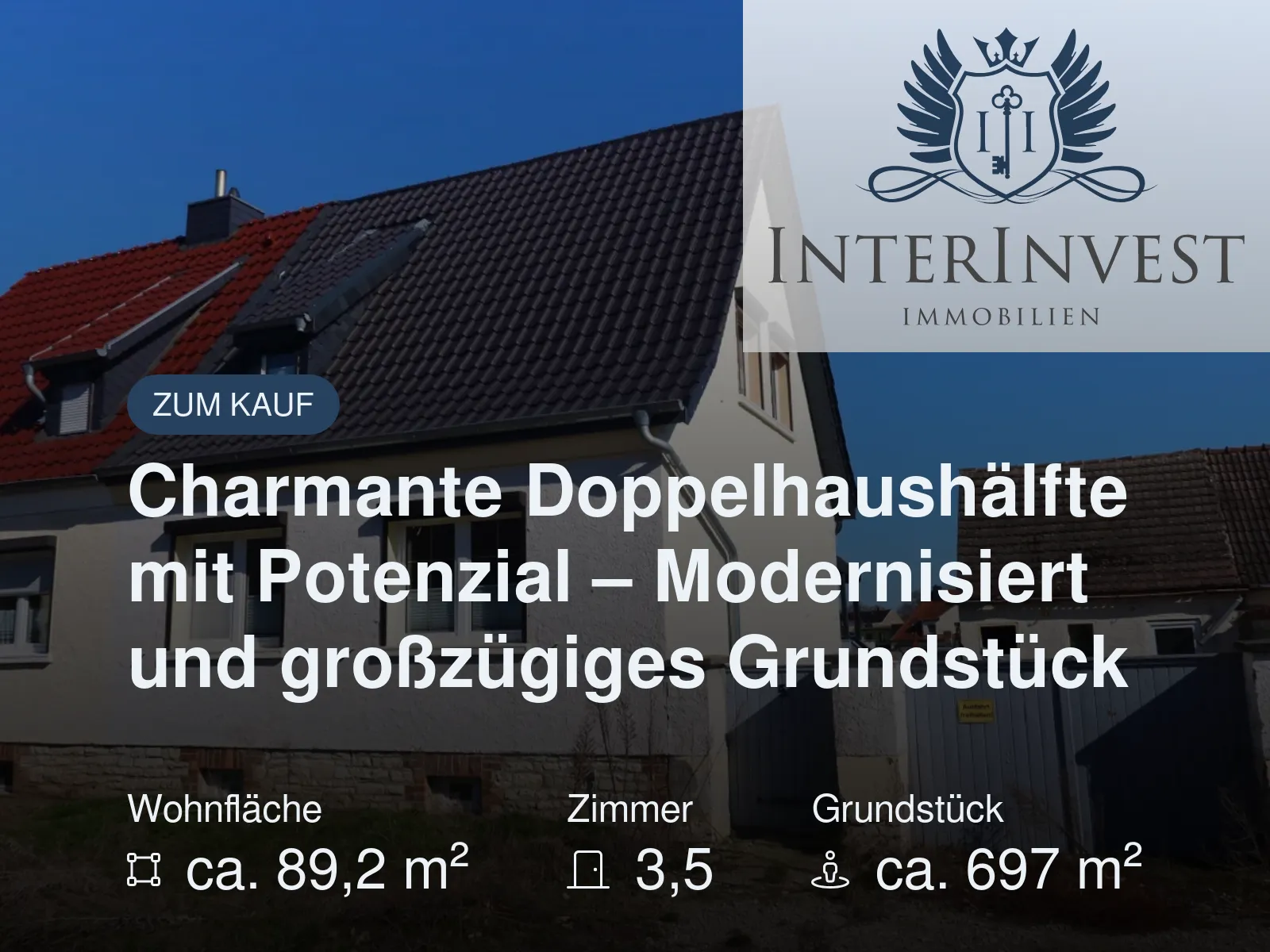 Neu im Angebot: Charmante Doppelhaushälfte mit Potenzial – Modernisiert und großzügiges Grundstück