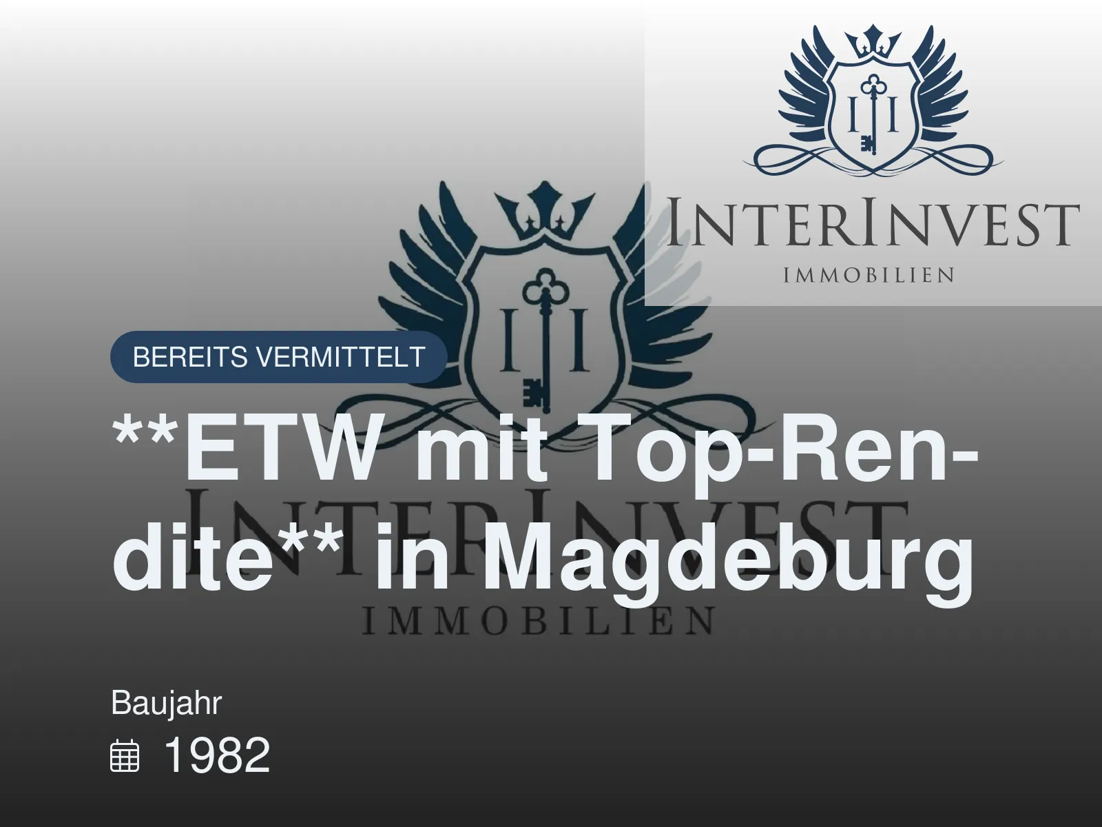 Nicht mehr verfügbar: **ETW mit Top-Rendite** in Magdeburg