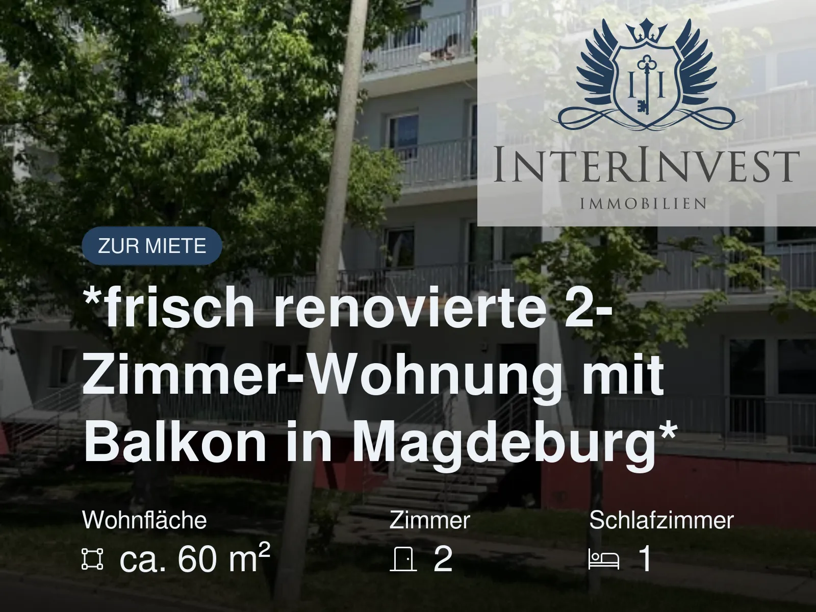 Neu im Angebot: Gepflegte Dreiraumwohnung mit Balkon in Salbke