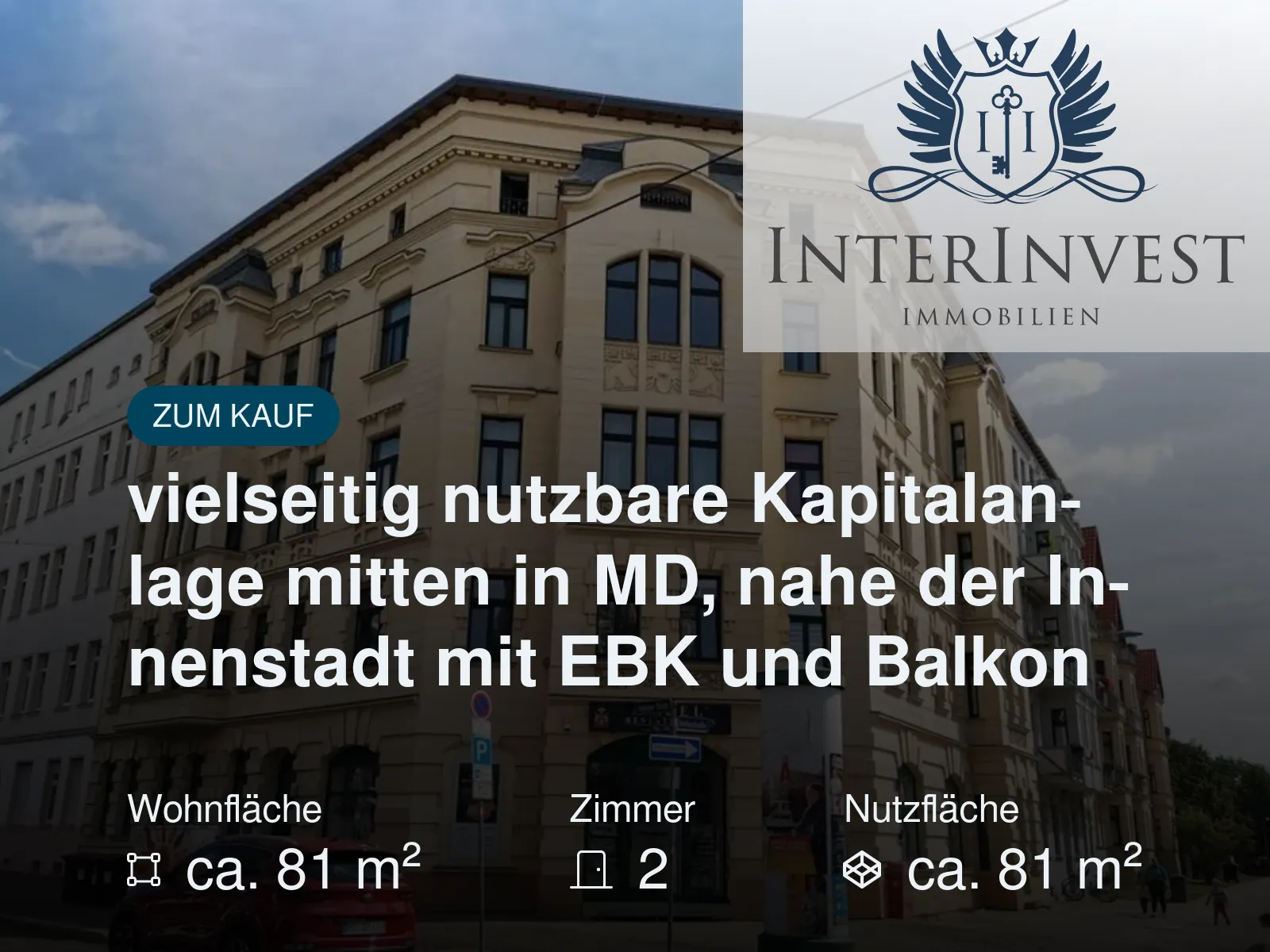 Nicht mehr verfügbar: Charmante 2-Zimmer-Erdgeschosswohnung mit Terrasse in ruhiger Lage von Magdeburg-Fermersleben