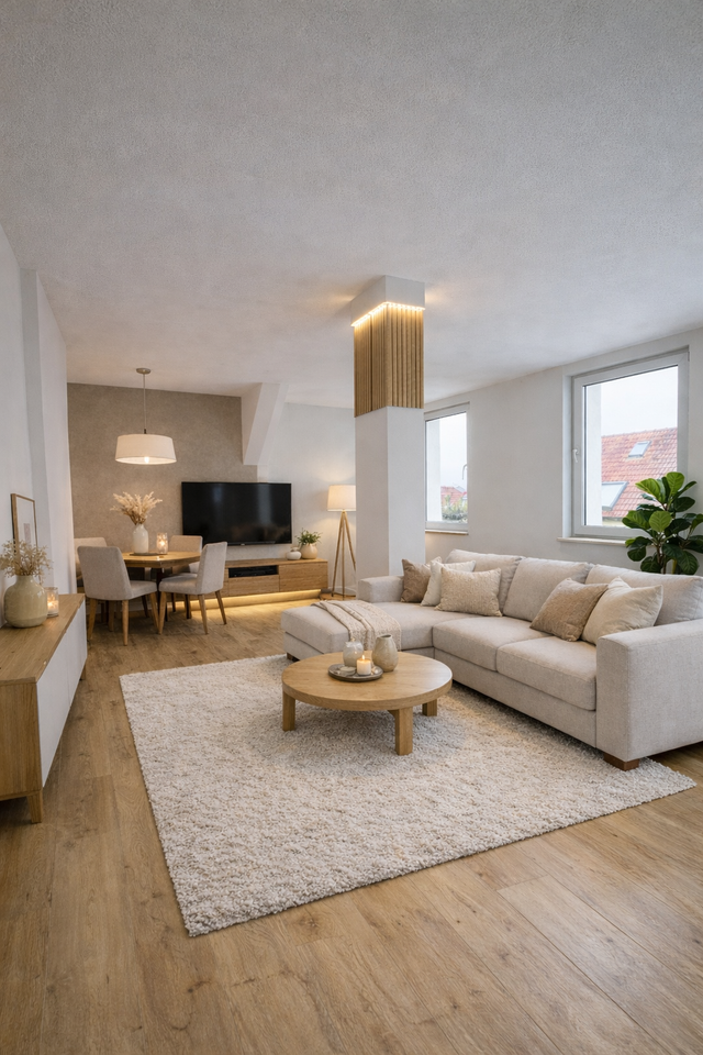 Visualisierung Wohnzimmer 